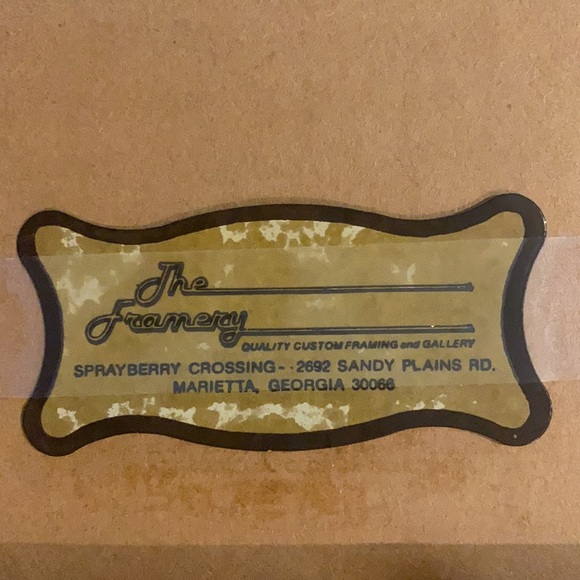 8” x 9” Professionally & Award Winning Framed, Georgia Peach Quote, Ex Condition - Picture 4 of 9